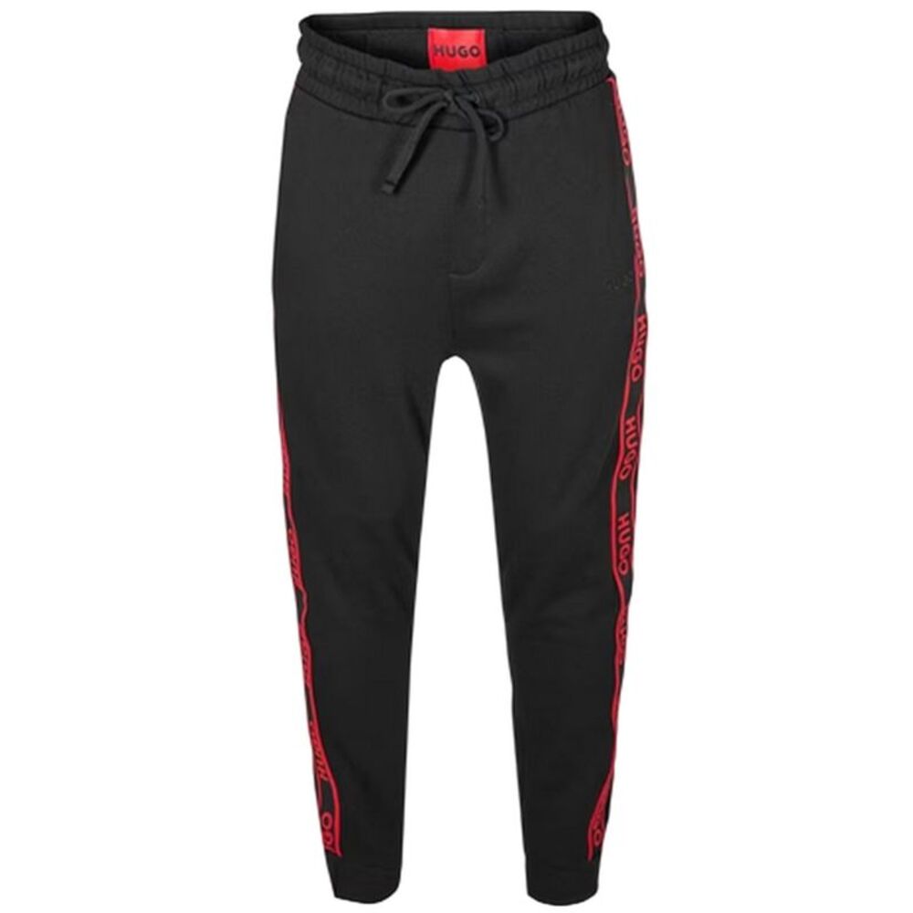 Hugo Mens Liam Cotton Logo Joggers / Black